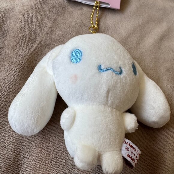 NWT Sanrio Cinnamoroll Nikonui Mascot Plush Doll Keychain LE from Japan, White - Picture 5 of 15